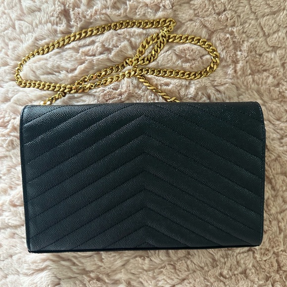 YSL classic black purse 100% AUTHENTIC - Picture 9 of 10
